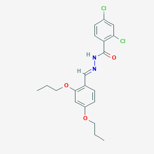2,4-dichloro-N'-(2,4-dipropoxybenzylidene)benzohydrazide