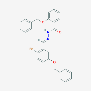 2-(benzyloxy)-N'-[5-(benzyloxy)-2-bromobenzylidene]benzohydrazide
