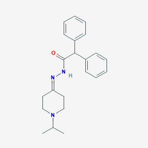 molecular formula C22H27N3O B449694 N'-(1-isopropyl-4-piperidinylidene)-2,2-diphenylacetohydrazide 