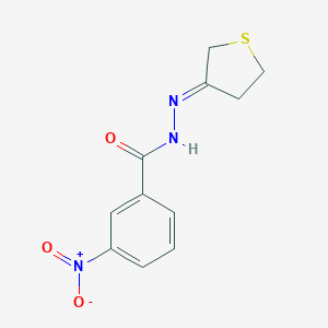 molecular formula C11H11N3O3S B449726 N'-[(3E)-dihydrothiophen-3(2H)-ylidene]-3-nitrobenzohydrazide 