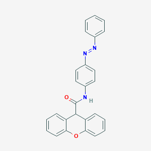 molecular formula C26H19N3O2 B449755 N-[4-(2-phenyldiazenyl)phenyl]-9H-xanthene-9-carboxamide 