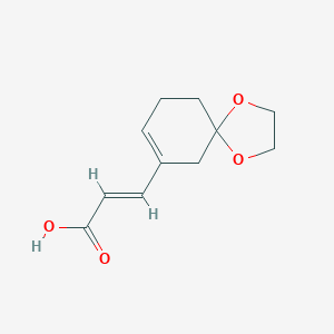 (E)-3-(1,4-Dioxaspiro[4.5]dec-7-en-7-yl)acrylic acid