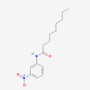 molecular formula C15H22N2O3 B449976 N-(3-nitrophenyl)nonanamide 