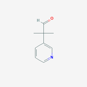 2-Methyl-2-(3-pyridinyl)propanal