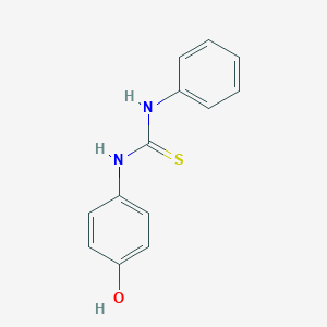 molecular formula C13H12N2OS B450036 N-(4-hydroxyphenyl)-N'-phenylthiourea CAS No. 6986-80-7