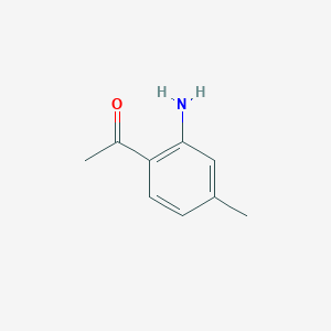 molecular formula C9H11NO B045005 1-(2-Amino-4-methylphenyl)ethanone CAS No. 122710-21-8