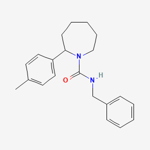molecular formula C21H26N2O B4500694 N-benzyl-2-(4-methylphenyl)azepane-1-carboxamide 