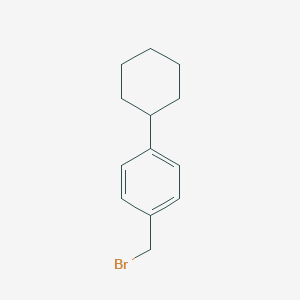 molecular formula C13H17Br B045011 1-(Bromomethyl)-4-cyclohexylbenzene CAS No. 111818-33-8
