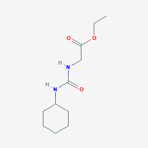 molecular formula C11H20N2O3 B450119 ETHYL 2-{[(CYCLOHEXYLAMINO)CARBONYL]AMINO}ACETATE 