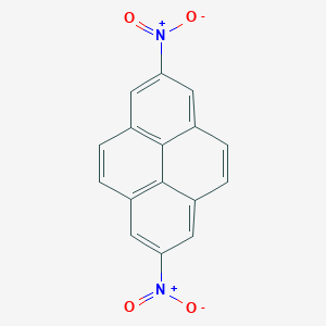 molecular formula C16H8N2O4 B045027 Pyrene, 2,7-dinitro- CAS No. 117929-15-4