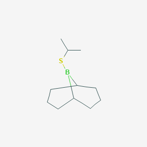 molecular formula C11H21BS B045033 9-Borabicyclo[3.3.1]nonane, 9-[(1-methylethyl)thio]- CAS No. 113055-83-7