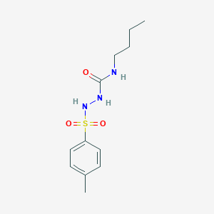 molecular formula C12H19N3O3S B450508 N-butyl-2-[(4-methylphenyl)sulfonyl]hydrazinecarboxamide CAS No. 91637-05-7