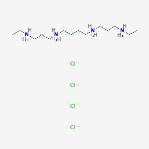 molecular formula C14H38Cl4N4 B045056 N1,N12-Diethylspermine tetrahydrochloride CAS No. 113812-15-0