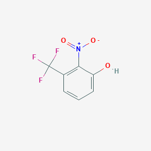molecular formula C7H4F3NO3 B045065 2-Nitro-3-(trifluoromethyl)phenol CAS No. 386-72-1