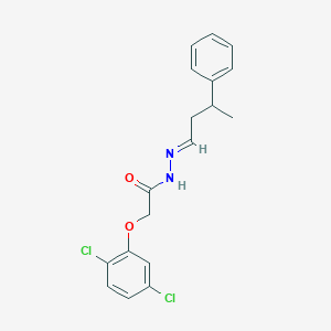 molecular formula C18H18Cl2N2O2 B450670 2-(2,5-dichlorophenoxy)-N'-(3-phenylbutylidene)acetohydrazide 