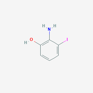 molecular formula C6H6INO B045077 2-Amino-3-iodo-phenol CAS No. 443921-86-6