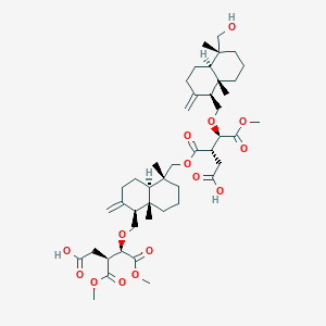molecular formula C45H68O15 B045100 Cryptoporic acid E CAS No. 120001-10-7