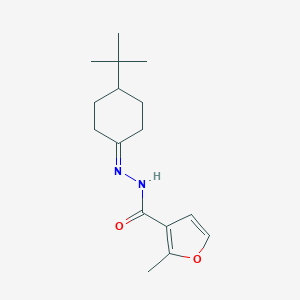 molecular formula C16H24N2O2 B451012 N'-(4-tert-butylcyclohexylidene)-2-methyl-3-furohydrazide 
