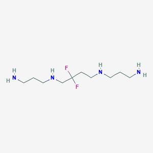 molecular formula C10H24F2N4 B045103 6,6-Difluorospermine CAS No. 111397-41-2