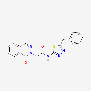 molecular formula C19H15N5O2S B4510600 N-(5-benzyl-1,3,4-thiadiazol-2-yl)-2-(1-oxophthalazin-2(1H)-yl)acetamide 