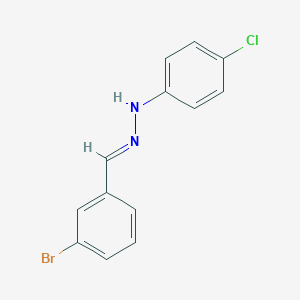 molecular formula C13H10BrClN2 B451095 3-Bromobenzaldehyde (4-chlorophenyl)hydrazone 