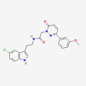 molecular formula C23H21ClN4O3 B4511919 N-[2-(5-chloro-1H-indol-3-yl)ethyl]-2-[3-(3-methoxyphenyl)-6-oxopyridazin-1(6H)-yl]acetamide 
