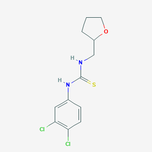 molecular formula C12H14Cl2N2OS B451193 N-(3,4-dichlorophenyl)-N'-(tetrahydro-2-furanylmethyl)thiourea 