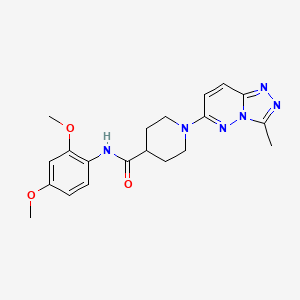 molecular formula C20H24N6O3 B4512139 N-(2,4-dimethoxyphenyl)-1-(3-methyl[1,2,4]triazolo[4,3-b]pyridazin-6-yl)piperidine-4-carboxamide 