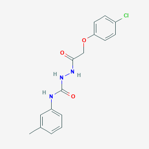 2-[(4-chlorophenoxy)acetyl]-N-(3-methylphenyl)hydrazinecarboxamide