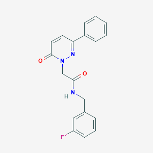 molecular formula C19H16FN3O2 B4513247 N-(3-fluorobenzyl)-2-(6-oxo-3-phenyl-1(6H)-pyridazinyl)acetamide 
