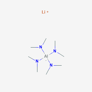 molecular formula C8H24AlLiN4 B045145 Lithium tetrakis(dimethylamino)aluminate CAS No. 114236-99-6
