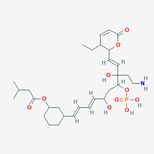 molecular formula C30H48NO10P B045148 磷酸乳糖霉素 C CAS No. 122856-27-3