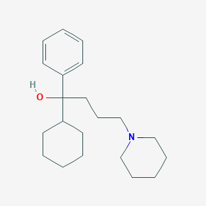molecular formula C21H33NO B045154 Hexahydrodifenidol CAS No. 113010-69-8