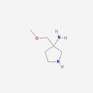 3-(Methoxymethyl)pyrrolidin-3-amine