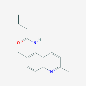 molecular formula C15H18N2O B4516173 N-(2,6-dimethylquinolin-5-yl)butanamide CAS No. 1315352-25-0