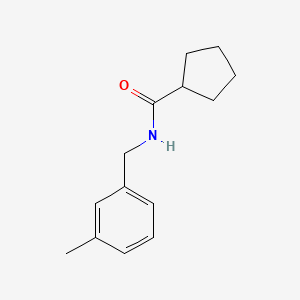 molecular formula C14H19NO B4516329 N-(3-methylbenzyl)cyclopentanecarboxamide 