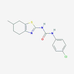 B451637 1-(4-Chlorophenyl)-3-(6-methyl-4,5,6,7-tetrahydrobenzo[d]thiazol-2-yl)urea CAS No. 330190-24-4