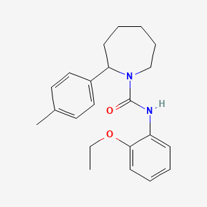 molecular formula C22H28N2O2 B4516886 N-(2-ethoxyphenyl)-2-(4-methylphenyl)azepane-1-carboxamide 
