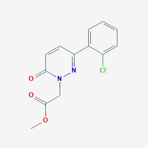 molecular formula C13H11ClN2O3 B4517406 methyl [3-(2-chlorophenyl)-6-oxopyridazin-1(6H)-yl]acetate 