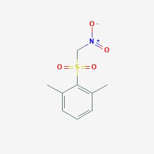 molecular formula C9H11NO4S B045176 (2,6-Dimethylphenylsulfonyl)nitromethane CAS No. 122263-14-3