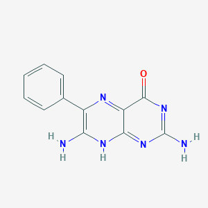 molecular formula C12H10N6O B045182 4-Desamine-4-hydroxy triamterene CAS No. 19375-89-4