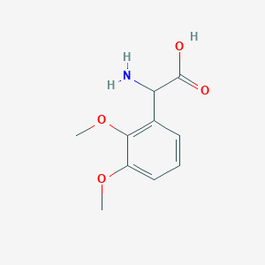 molecular formula C10H13NO4 B045183 2-amino-2-(2,3-dimethoxyphenyl)acetic Acid CAS No. 116435-35-9