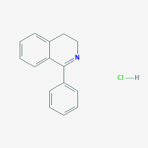 molecular formula C15H14ClN B045184 1-Phenyl-3,4-dihydroisoquinoline hydrochloride CAS No. 52250-51-8