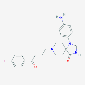 molecular formula C23H27FN4O2 B045188 4-Aminospiroperidol CAS No. 114442-96-5