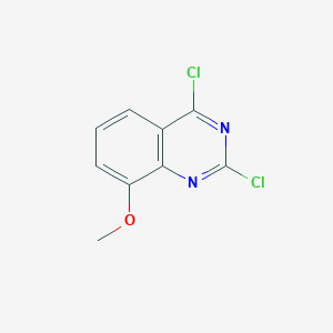 molecular formula C9H6Cl2N2O B045189 2,4-Dichloro-8-methoxyquinazoline CAS No. 61948-60-5