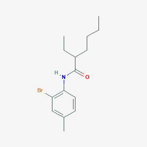molecular formula C15H22BrNO B451913 N-(2-bromo-4-methylphenyl)-2-ethylhexanamide 