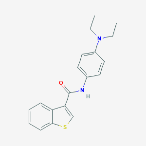 N-[4-(diethylamino)phenyl]-1-benzothiophene-3-carboxamide