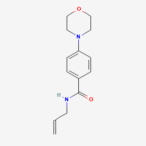 molecular formula C14H18N2O2 B4519642 N-allyl-4-(4-morpholinyl)benzamide 