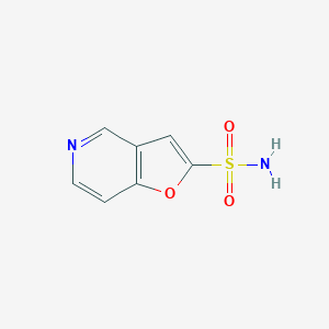 molecular formula C7H6N2O3S B045197 Furo[3,2-c]pyridine-2-sulfonamide CAS No. 117612-42-7