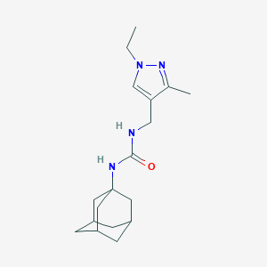 N-1-adamantyl-N'-[(1-ethyl-3-methyl-1H-pyrazol-4-yl)methyl]urea
